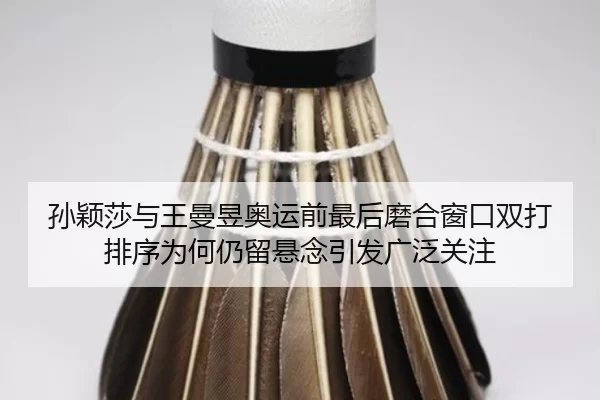 孙颖莎与王曼昱奥运前最后磨合窗口双打排序为何仍留悬念引发广泛关注